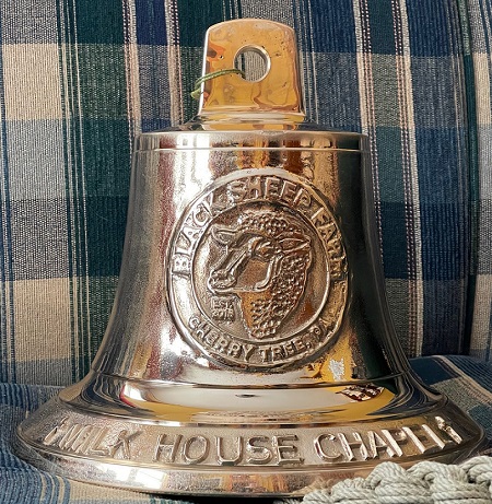Custom Bronze Bells for sale - personalize a bell. Bronze cast