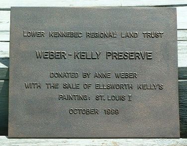 16 x 20 inch commemorative Land Trust plaque